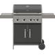 TOWER Stealth 4000 T978502 Portable 4 Burner Grill Gas BBQ - Black