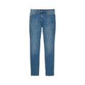 Tom Tailor Tapered Jeans Damen used mid stone blue denim, Gr. 33-30, Baumwolle