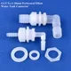 1~50pcs Perforated Elbow Connector G1/2 To 4~20mm Aquarium Fish Tank Air Pump Hose Joint Garden