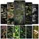 Militärische Tarnung grün schwarz stilvolles Gehäuse für Samsung Galaxy A52 A12 A32 A51 A71 A21s A13