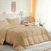 Lightweight Microfiber White Goose Down and Feather Fiber Comforter
