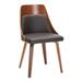 Carson Carrington Vallemala Mid-Century Modern Chair with Bent Wood Legs (Set of 2)