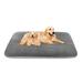 Magic Dog Super Soft Extra Large Dog Bed 47 Inches Jumbo Orthopedic Foam Pet Beds with Anti Slip Bottom Dog Sleeping Mattress with Removable and Washable Cover Grey XL