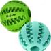 Bojafa Dog Puzzle Teething Toys Ball Nontoxic Durable Dog IQ Chew Toys for Puppy Small Large Dog Teeth Cleaning/Chewing/Playing/Treat Dispensing Dog Toys (2 Pack)