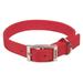Coastal - Double-Ply Dog Collar Red 1 x 22