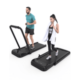 2-in-1 Treadmill Treadmill 2 in 1 Folding Treadmill 2 in 1 Under Desk Treadmill Treadmills for Home Walking Pad [2.25 HP] [0.6-6.2 MPH] for Running Walking Folding Treadmill with Real-time Work