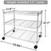 Simple Deluxe Heavy Duty 3-Shelf Shelving Unit 24 D x 14 W x 20 H 3 Tier