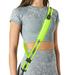 LED Reflective Belt Sash for Walking At Night Rechargeable LED Running Belt for Runners Walkers Green