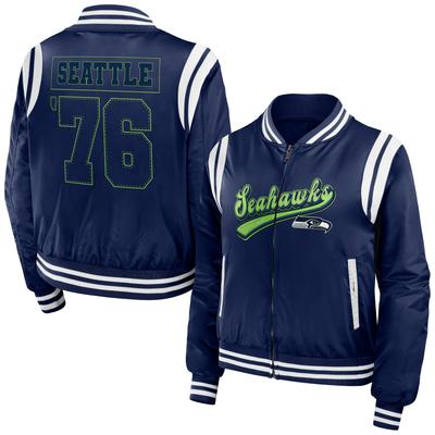 Seattle Seahawks WEAR by Erin Andrews Bomberjacke – Damen Image