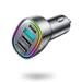 USB C Car Charger 45W 4 Ports Super Fast Car Charger Adapter PD3.0 & QC3.0 30W Type C Car Charger Compatible with iPhone 14 Pro Max/Pro/Samsung Galaxy 22/Google Pixel Cigarette Lighter USB Charger