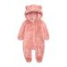 adviicd Baby Boy Clothes Rompers Oversized Romper Jumpsuit Onesie Cute Fall Winter Clothes Pink 3