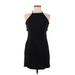 Urban Outfitters Casual Dress - Sheath High Neck Sleeveless: Black Solid Dresses - Women's Size 6