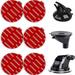 Dashboard Pad Mounting Disk Sticky Adhesive Replacement Kit PKYAA 6pcs 2.1 (53mm) Circle Heat Resistant Double-Sided Stickers for Suction Cup Car Phone Holder Disc & Windshield Dash Cam