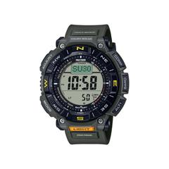 Casio Outdoor Casio Pro Trek Solar Watch Triple Sensor Watching Featuring an Altimeter Barometer Digital Compass Thermometer and 100M WR - Mens Green