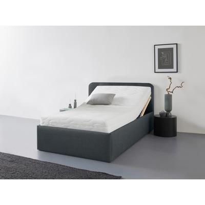 Polsterbett "Rostock", grau (charcoal), L:210cm, Bezug 100% Polyurethan, Polsterung: Polsterwatte, Material Gestell: gepolsterter Holzwerkstoff, WESTFALIA SCHLAFKOMFORT, Betten, auch mit Stauraum und Kopfteilverstellung erhältlich Image
