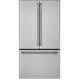 Café 36" Counter Depth French Door 23.1 cu. ft. Refrigerator, Stainless Steel in Gray | Wayfair CWE23SP2MS1_CXFCGHKPMSS