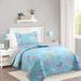 MarCielo Microfiber Quilt Microfiber in Blue | Twin Quilt + 1 Sham | Wayfair A83_T_Unicorn