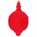 The Holiday Aisle® Flocked Drop Finial Christmas Ornament Plastic in Red | 7 H x 7 W x 7 D in | Wayfair A6F8961405E74DA0876914EDD3CC4BDB