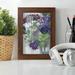 Red Barrel Studio® Florus Garden Wild Things I Framed On Paper Graphic Art Paper in Black/Blue/Green | 8 H x 6 W x 1 D in | Wayfair