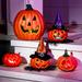 The Holiday Aisle® 5 Packs Halloween Light up Jack-o’-Lantern Combo Set | 10 H x 8 W x 8 D in | Wayfair EFC4C61F91834A778836B469DAA7B6A2
