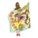 Northwest Throw Blanket Silk in Brown/Yellow | 60 H x 50 W in | Wayfair 1LNT236000003OOF