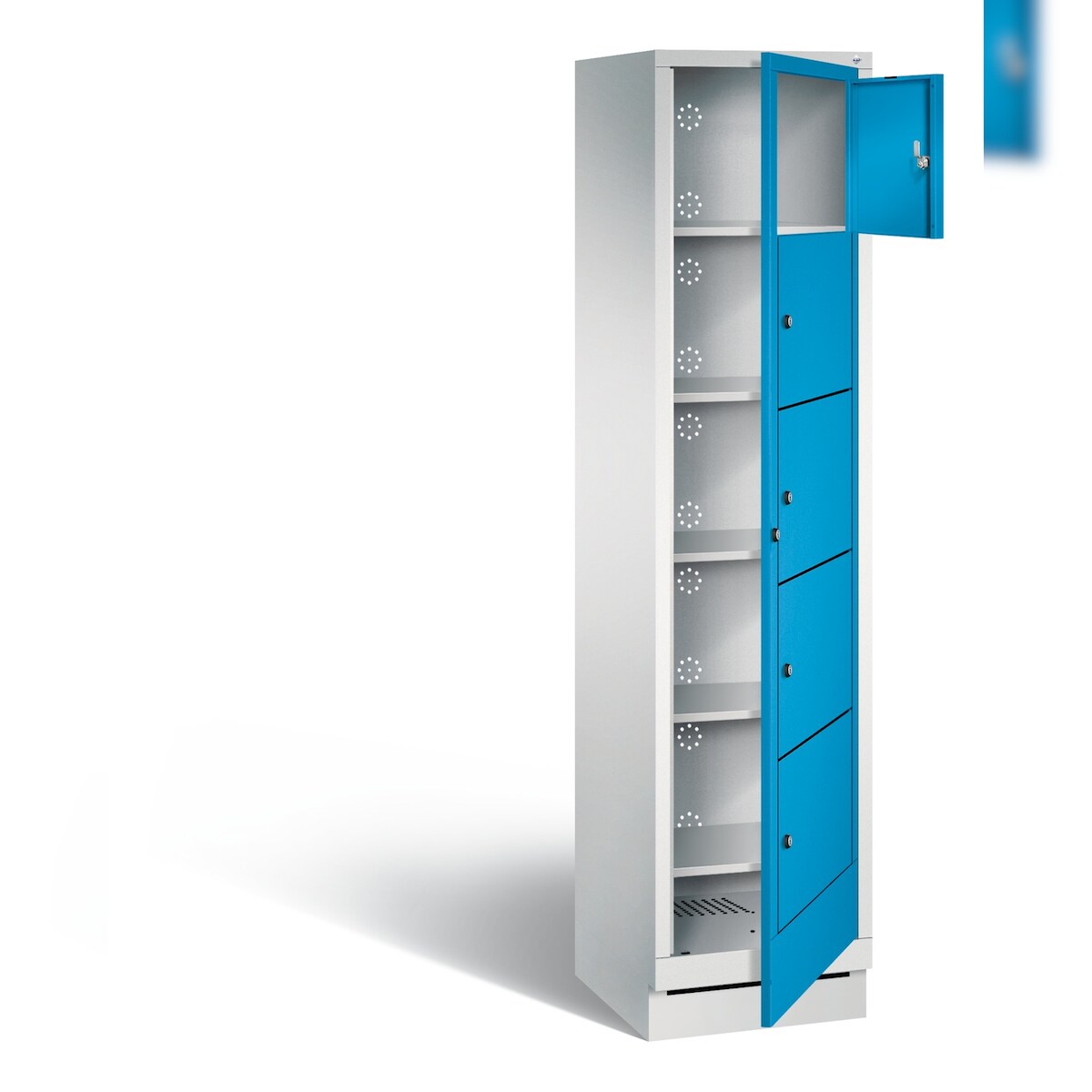 C+P Wäsche-Ausgabeschrank Evolo, H1800xB420xT500mm Image