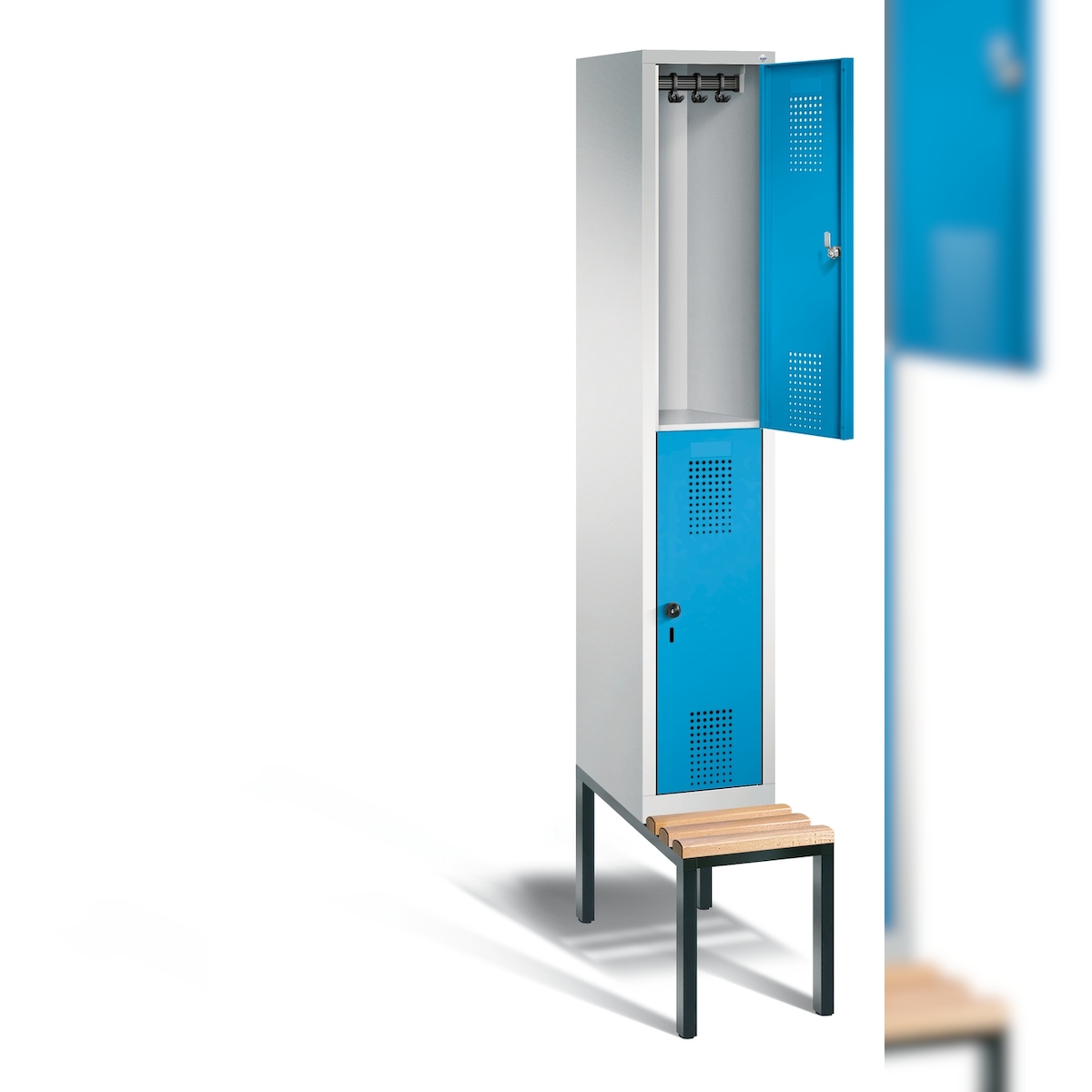 C+P Spind doppelstöckig Evolo, H2090xB320xT815mm Image