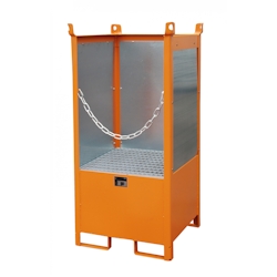 Fass Stapelpalette FSP 1 G lackiert RAL2000 Gelborange Umwelt Lagertechnik Image