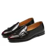 Herren Retro Patina Casual Lederschuhe Trendy Schnalle Party Hochzeit Schuh Herren Fahren Wohnungen Männer Mokassins Loafer EU Größen 37-48
