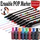 Genvana 8 Assorted Colored Dry Erase Whiteboard POP Markers Erasing White Board Refillable markers