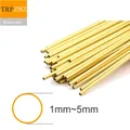 H65 Capillary brass tube 0.8mm 1mm 1.2mm 2mm H59 Hard straight Microtubule brass pipe Thin-wall 0.2