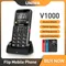 UNIWA V1000 English Keyboard Senior Feature Phone 4G Strong Torch Big Push-Button Cellphone Big SOS