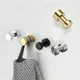 Bathroom Accessories Brass Robe Hook Wardrobe Coat Clothes Hanger Kitchen Household Small Decoration