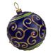 12-Inch Large Christmas Ball Ornament Tabletop LED Decoration - 12"