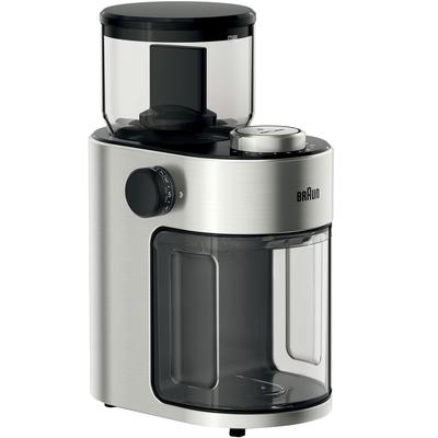 Braun FreshSet 12-Cup Burr Coffee Grinder in Stainless Steel/Black