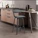 Willow Upholstered Wood Swivel Bar/Counter Stool