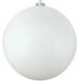 Commercial Shiny White Shatterproof Christmas Ball Ornament 8" (200mm)