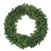 30" Pre-Lit Canadian Pine Artificial Xmas Wreath - Multi Lights