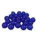 32ct Blue Transparent Shatterproof Christmas Ball Ornaments 3.25" (80mm)