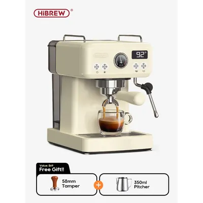 Hiinvasive-Machine à café expresso semi-automatique cafetière cappuccino porte-filtre température