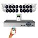 Evertech 16 Channel 2TB HD 1080P Outdoor Home Bullet Security Camera System with Remote Access