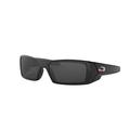 Oakley Gascan OO9014 Sunglasses For Men Matte Black/Gray - USA Icon (11-192) Bundle with Oakley Leash +VISIOVA Accessories