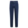 Stoffhose BRÜHL "Milano II", Herren, Gr. 31, Untersetzte Größen, blau, 78% Baumwolle, 21% Polyester, 1% Elasthan, unifarben, casual, lang, Hosen, in Stretch-Denim