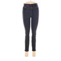 J Brand Jeggings - High Rise Skinny Leg Boyfriend: Blue Bottoms - Women's Size 29 - Dark Wash