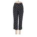 Free People Casual Pants - High Rise Straight Leg Cropped: Black Bottoms - Women's Size 0