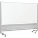 MooreCo DOC Mobile Dry Erase Divider Porcelain/Metal in White | 73 H in | Wayfair 661AH-DD