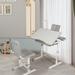 Isabelle & Max™ Adio 27.6" Writing Desk Chair Set Metal | 28 H x 27.6 W x 15 D in | Wayfair 00AF82A45E3844169542366DDF80D585