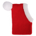 Christmas Dog Hat Costume Funny Pet Red Knit Snood Hat with Pompon Puppy Beanie Hat Cap Dog Warm Winter Headwear - Red