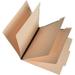 SJ Paper S59750 15 Pt. Manila Classification Folders 2/5 Cut ROC Top Tab Letter Size 3 Dividers (Box of 15)