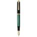 Pelikan 987586 Souveran M1000 Black-Green Fountain Pen Fine